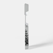 山々が引用文を呼び感動的出す iPhoneケース (左側面)