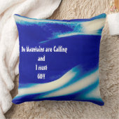 山々が枕を呼んでいる クッション (ブランケット)