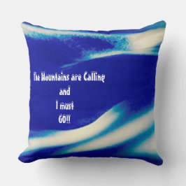 山々が枕を呼んでいる クッション