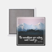 山々が磁石を呼んでいる マグネット (正面/裏面)