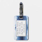 山々が荷札を呼んでいる ラゲッジタグ (裏面縦)