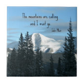 山々が… タイル (正面)