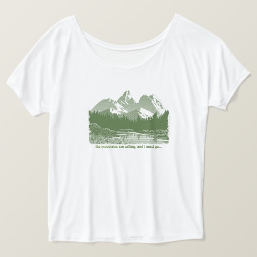 山々が…デザインTシャツ Tシャツ (デザイン正面)