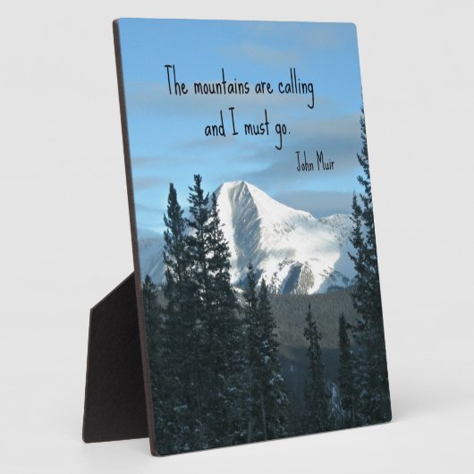 山々が… フォトプラーク (側面)