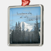 山々が… メタルオーナメント (左)