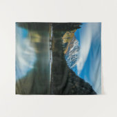 山々と美しい湖Zgornjeジェゼルスコスロ タペストリー (正面(横))