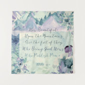 山々のタペストリーの美しさ タペストリー (正面)