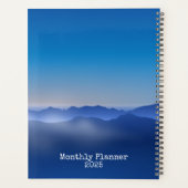 山々の呼ぶところタイポグラフィ芸術 プランナー手帳 (裏面)