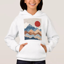 山々の夕焼けの美しさ