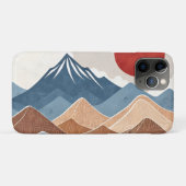 山々の夕焼けの美しさ Case-Mate iPhoneケース (裏面(横))