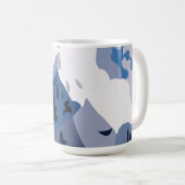 山々の峰々 自然 コーヒーマグカップ (正面右)