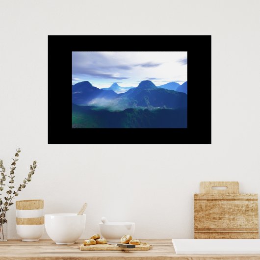 山々の平和 ポスター (キッチン)