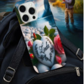 山々の間のリンダの心 iPhoneケース