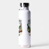 山々はアドベンチャーハイキングキャンプを呼び出している ウォーターボトル (右面)