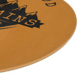 山々はオレンジの板を呼んでいる カッティングボード (角)