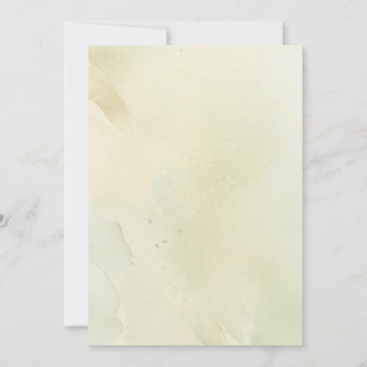 山々は冒険に赤ちゃんシャワーを始める 招待状 (裏面)