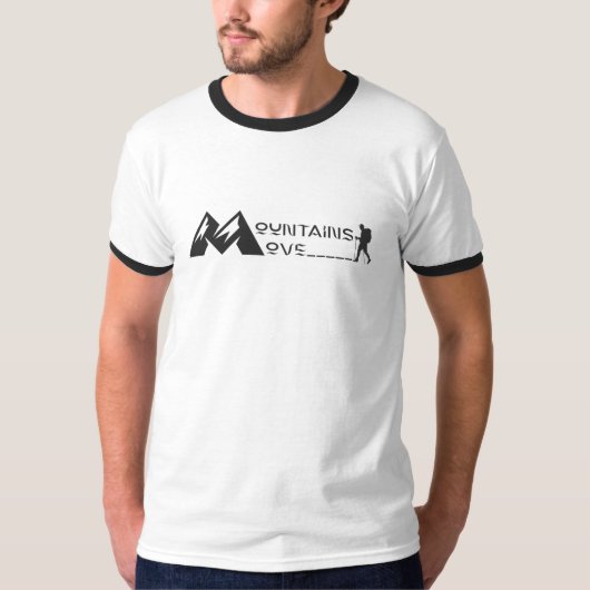 山々は動く Tシャツ (正面)