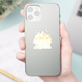 山々は宇宙スプラッシュ大雷を呼んでいる シール (スマートフォン)
