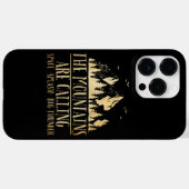 山々は宇宙スプラッシュ大雷を呼んでいる Case-Mate iPhoneケース (裏面 (横))