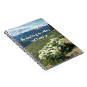 山々は引用文牧草野の花を呼んでいる ノートブック (右側)