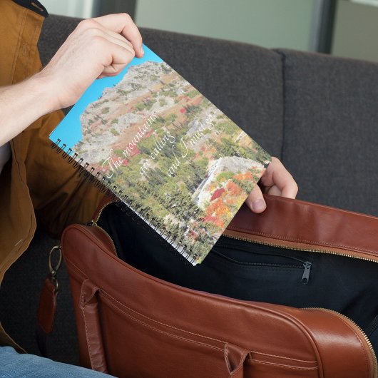 山々は引用文風景風景を呼び出している ノートブック