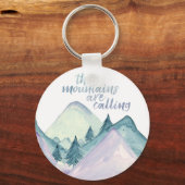 山々は水の色キーチェーンを呼び出している キーホルダー (正面)