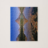 山々は〜の静かな二つのメディシン湖に反射する ジグソーパズル (縦)