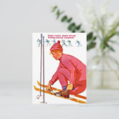 山々は、ヴィンテージソ連旅行を呼び出している ポストカード (スタンド正面)