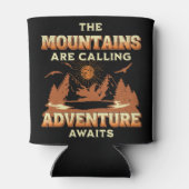山々は、冒険を待っている 缶クーラー (裏面)