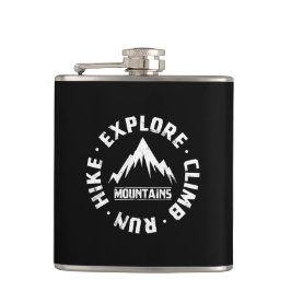 山々を探検する フラスク