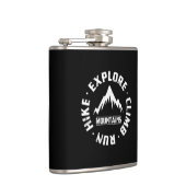 山々を探検する フラスク (右)