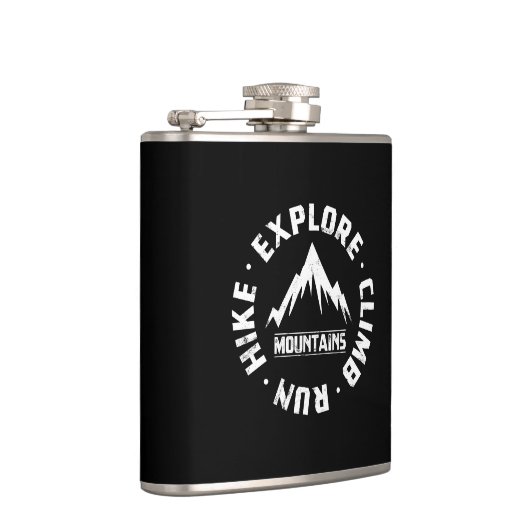 山々を探検する フラスク (右)