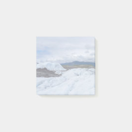 山々を望む氷河の氷原風景 ポストイット
