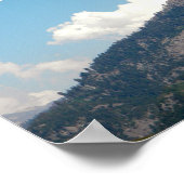 山々、セコイア国立公園のビュー ポスター (角)