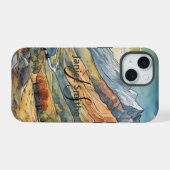 山々 iPhone 15ケース (裏面横)