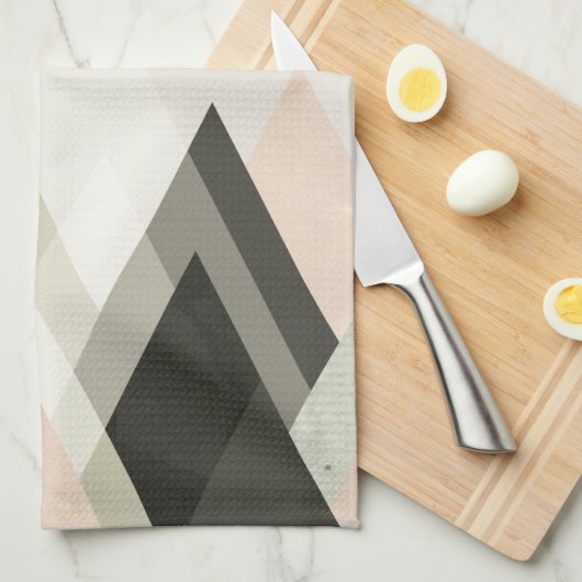 山々III キッチンタオル (四つ折り)