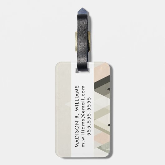 山々III ラゲッジタグ (裏面縦)