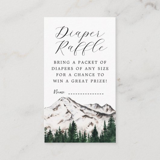 山おむつラッフルエンクロージャカード エンクロージャーカード (正面)