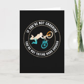 山おもしろいサイクリングMTBギフトforバイクもしくは自転車に乗る人 カード (正面)
