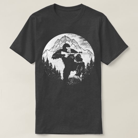 山おもしろい狩り Tシャツ (デザイン正面)