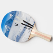 山およびスキー装置 卓球ラケット (横)
