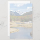 山およびマツとの巻上げコロラド川 便箋 (正面/裏面)