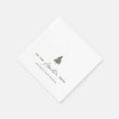 山から始まる冒険少年ベイビーシャワー スタンダードカクテルナプキン (角)