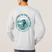 山から海の道(T) Tシャツ (裏面)