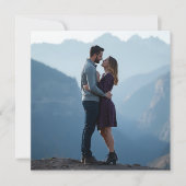 山かわいらしと写真テンプレートスクエア結婚ズ 招待状 (正面)