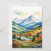 山かわいらしと写真テンプレート結婚ズ 招待状 (裏面)