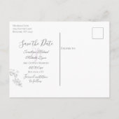 山かわいらしと花が日を結婚守る 案内ポストカード (裏面)