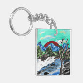 山かわいらしの川 キーホルダー (正面左)