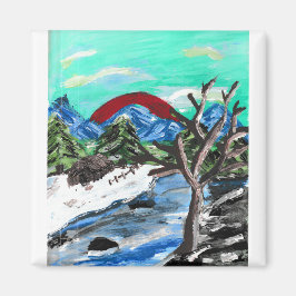 山かわいらしの川 マグネット