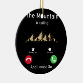 山が呼ばれて行かねばならない セラミックオーナメント (右)